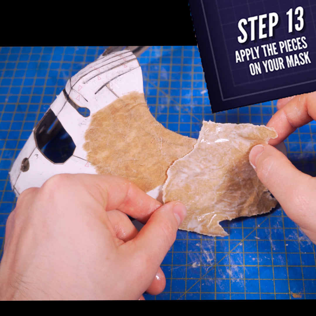Hannibal Lecter Mask TEMPLATES for cardboard DIY