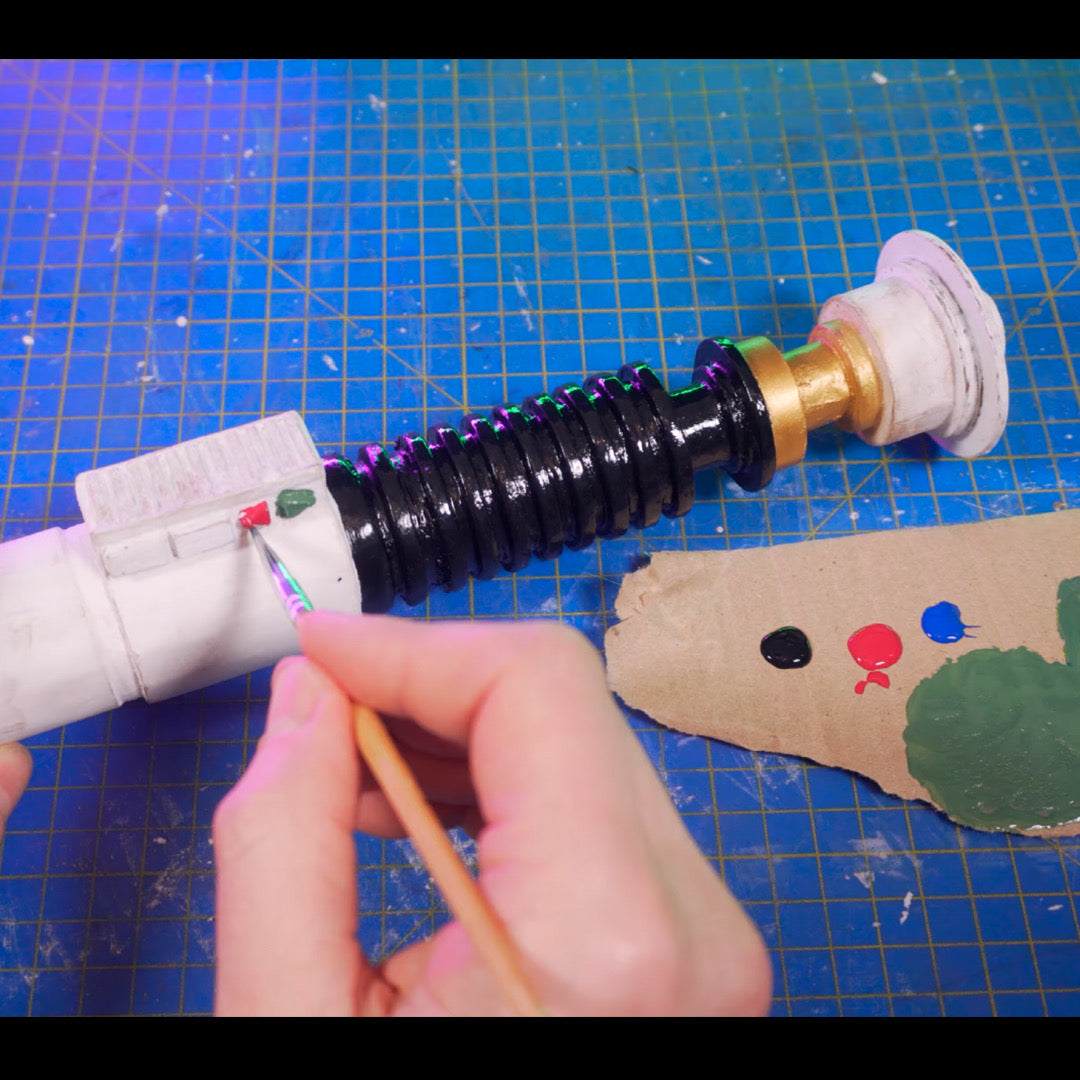 Luke Lightsaber TEMPLATES for cardboard DIY