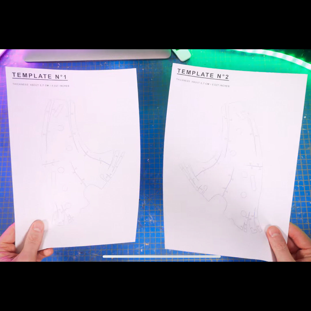 Hannibal Lecter Mask TEMPLATES for cardboard DIY