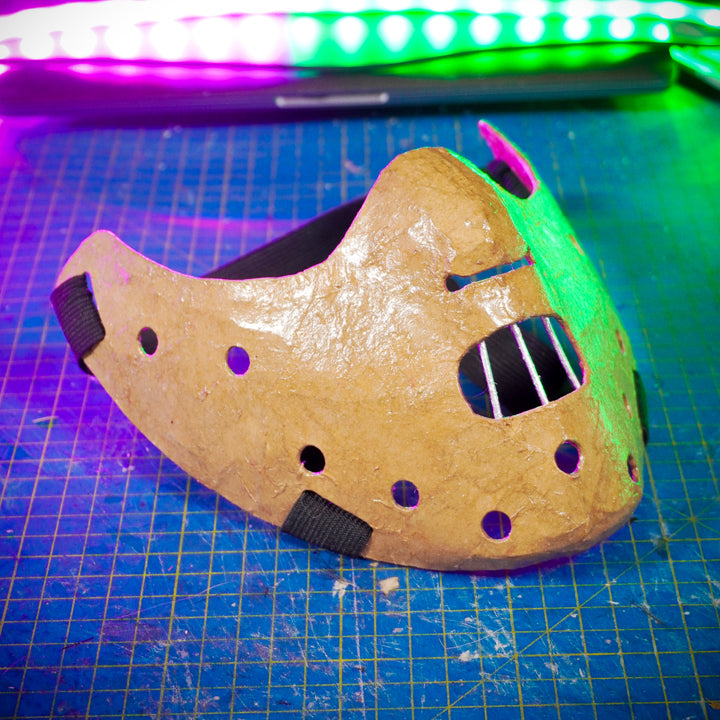 Hannibal Lecter Mask TEMPLATES for cardboard DIY