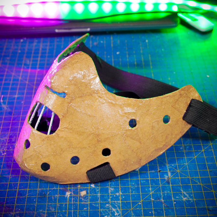 Hannibal Lecter Mask TEMPLATES for cardboard DIY