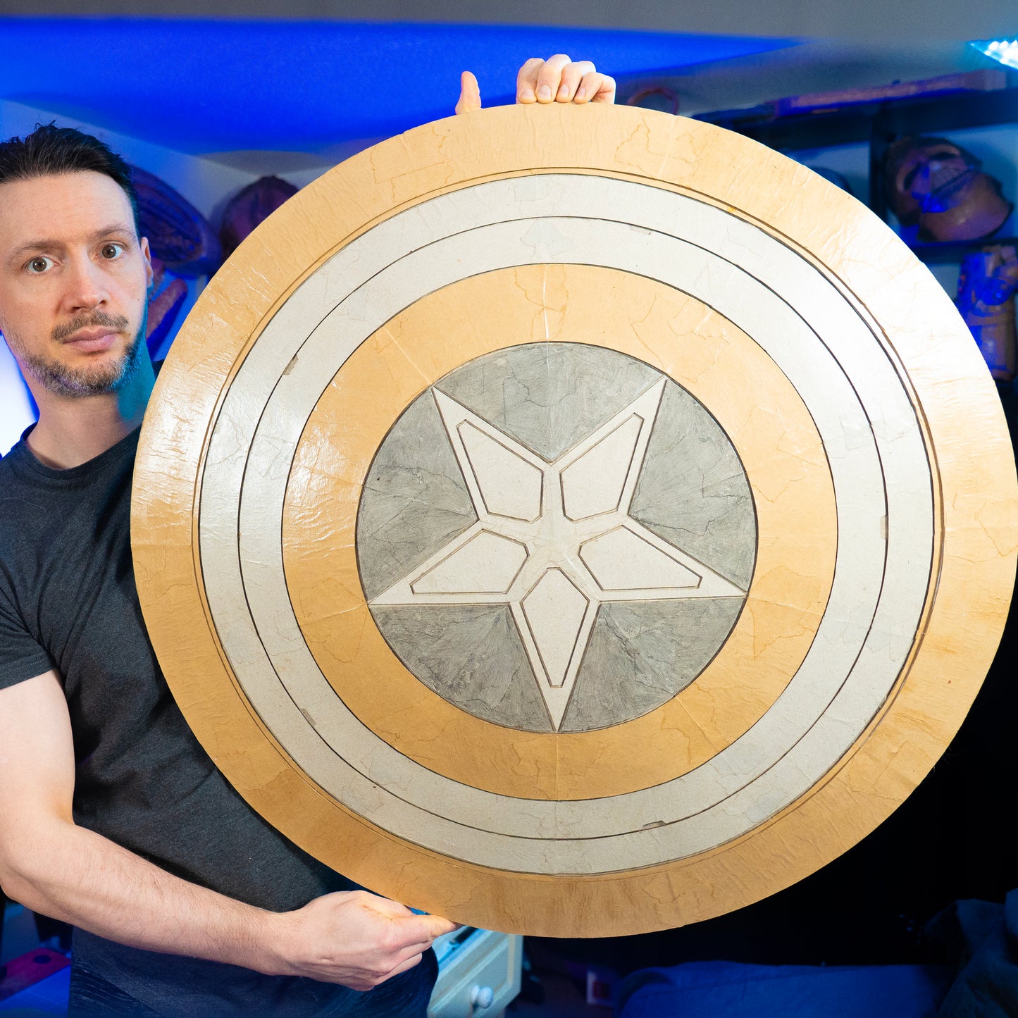 Captain Shield TEMPLATES for cardboard DIY