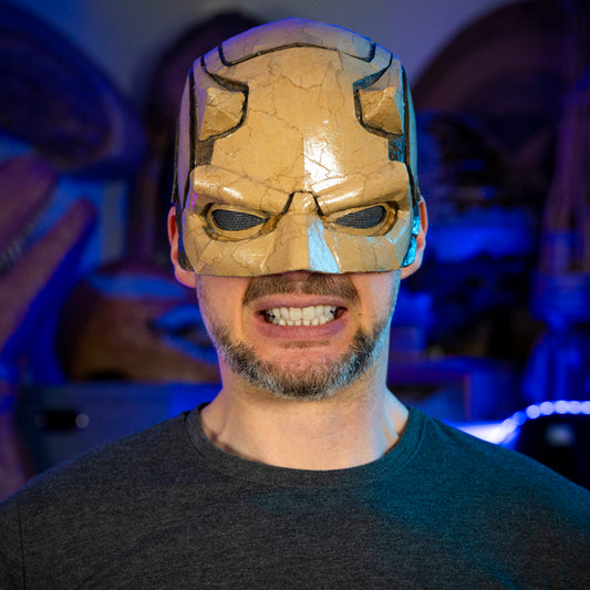 Daredevil Mask TEMPLATES for cardboard DIY
