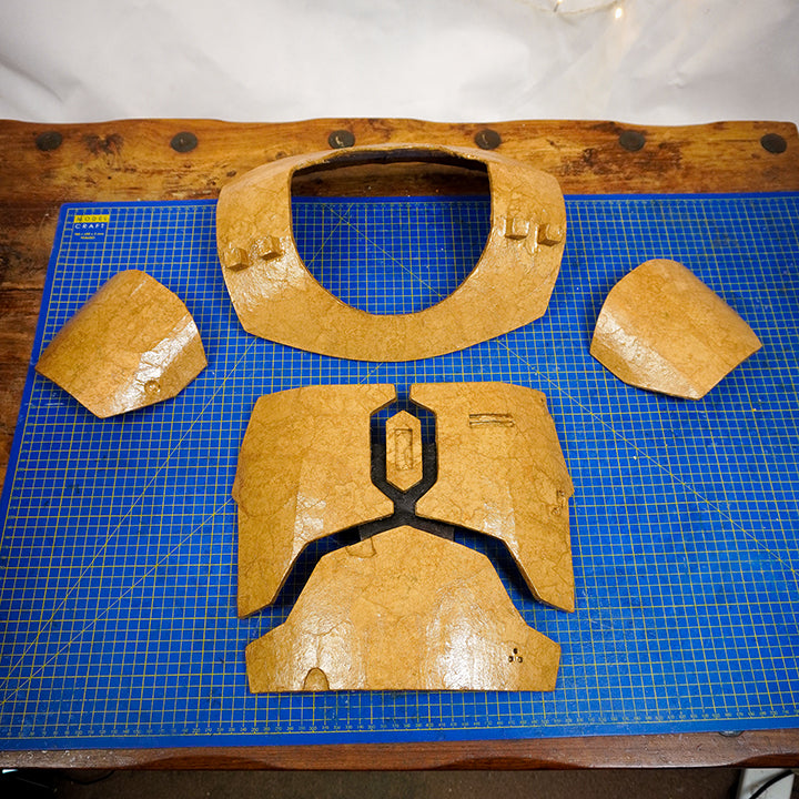 Boba Fett Armor TEMPLATES for cardboard DIY