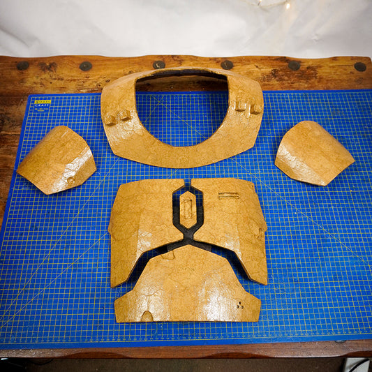 Boba Fett Armor TEMPLATES  for cardboard DIY