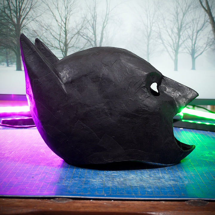 The Dark Knight Mask TEMPLATES for cardboard DIY