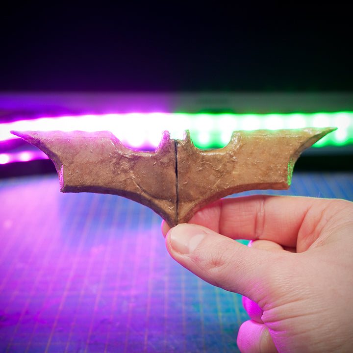 FREE Batarang TEMPLATES for cardboard DIY
