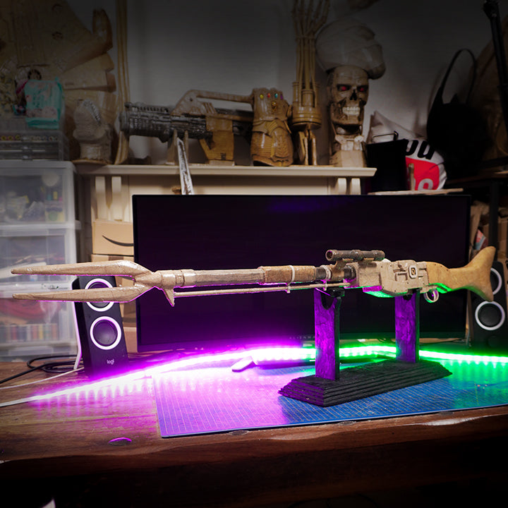 Mandalorian Rifle TEMPLATES for cardboard DIY