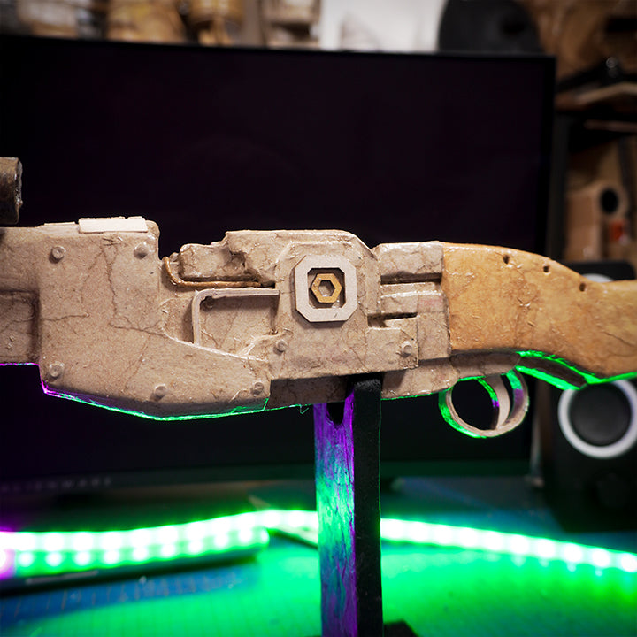 Mandalorian Rifle TEMPLATES for cardboard DIY
