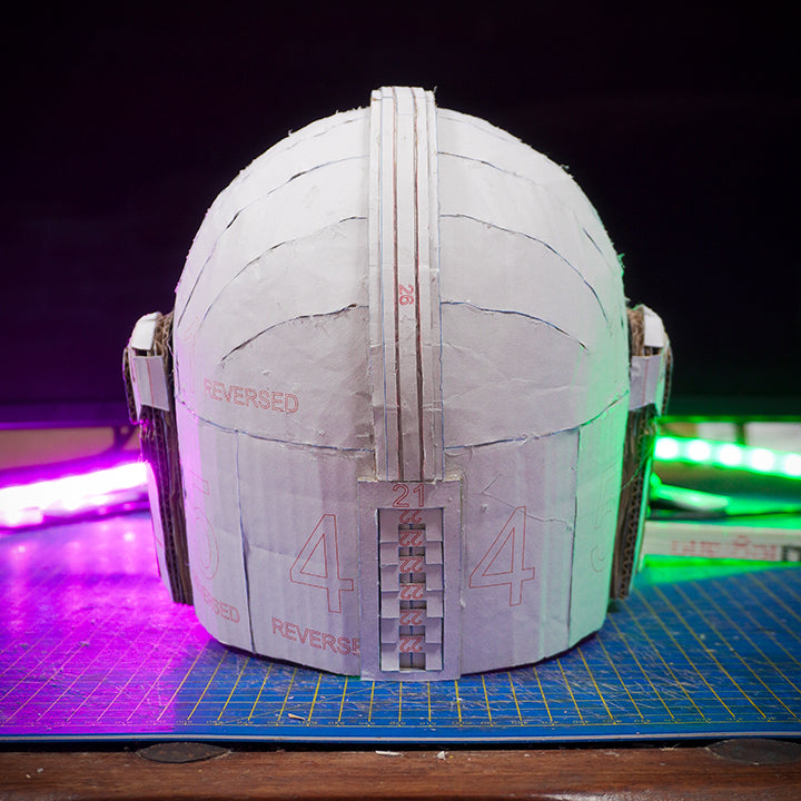 New Mandalorian Helmet TEMPLATES for cardboard DIY