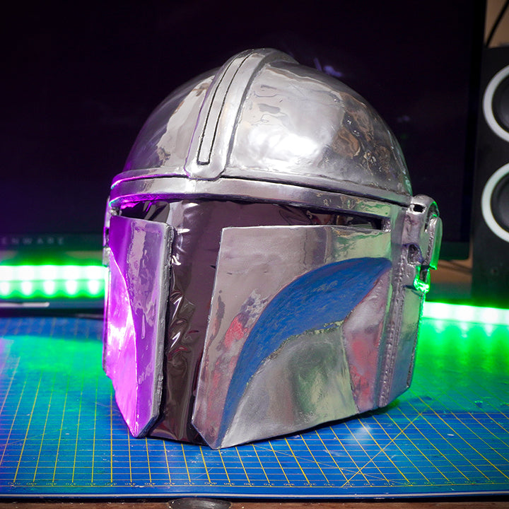 New Mandalorian Helmet TEMPLATES for cardboard DIY