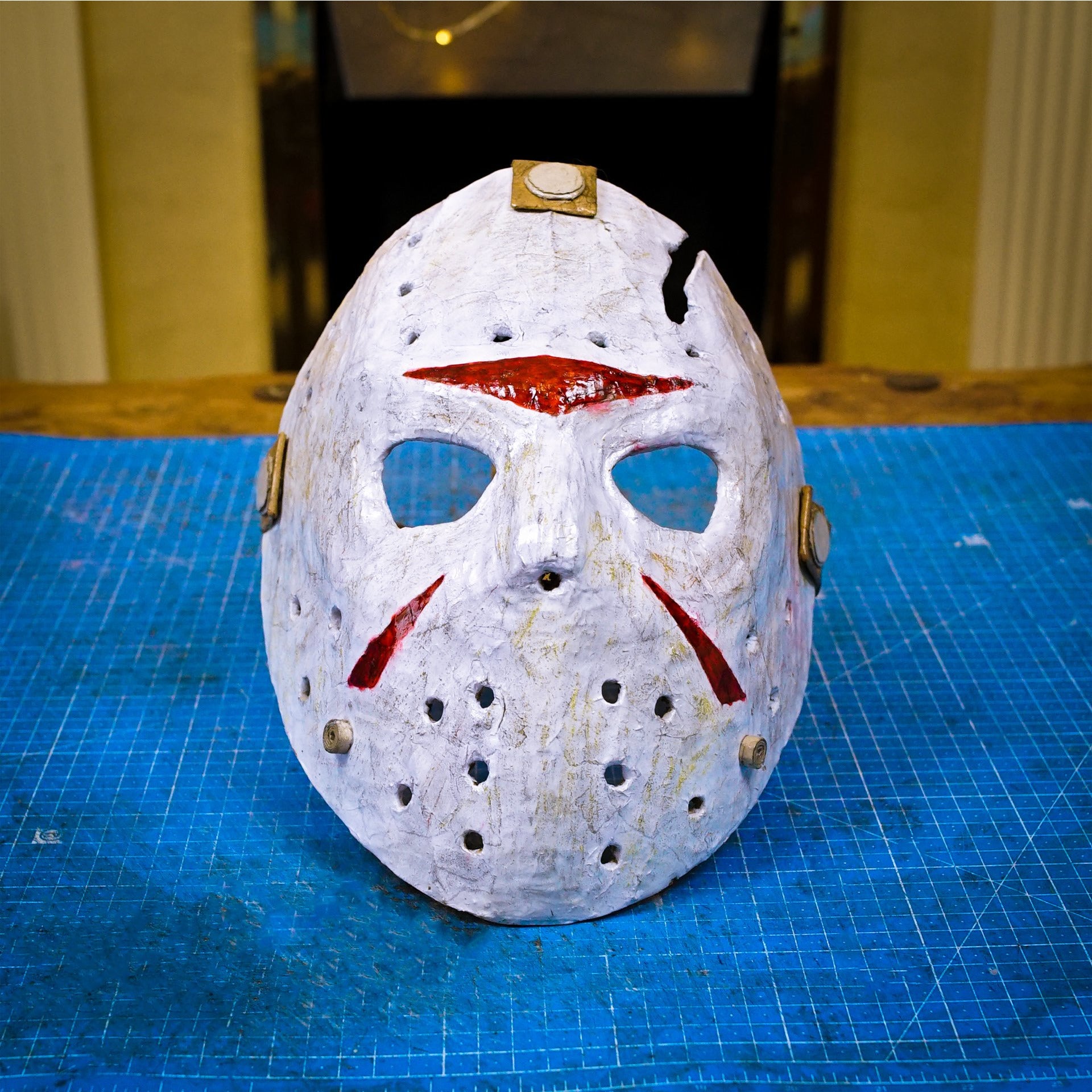 Jason Voorhees Mask for cardboard DIY – Epic Cardboard Props