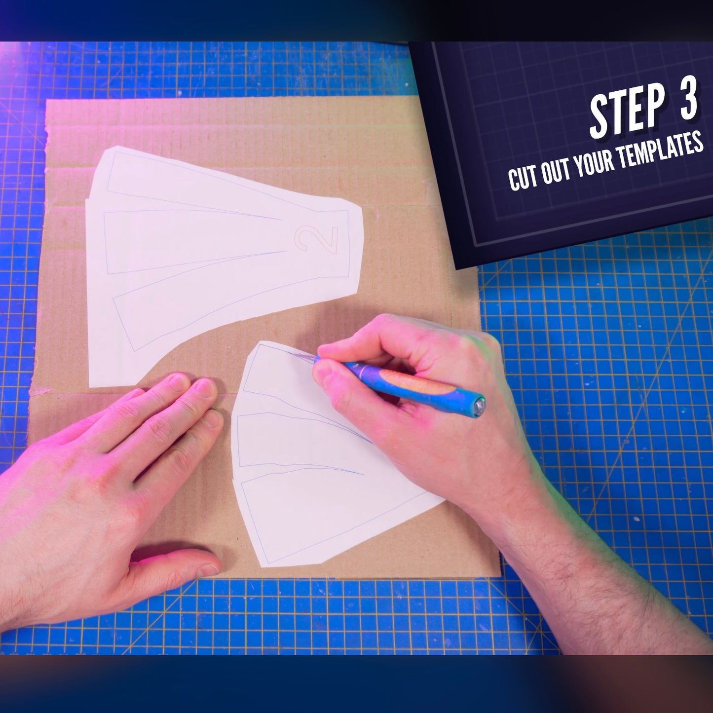 New Mandalorian Helmet TEMPLATES for cardboard DIY