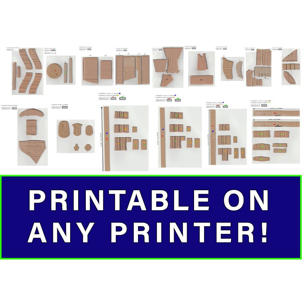 Infinity Gauntlet TEMPLATES for cardboard DIY
