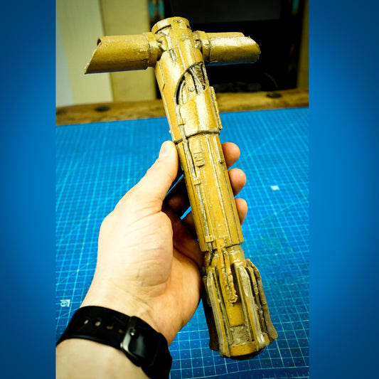 Kylo Ren's lightsaber TEMPLATES for cardboard DIY