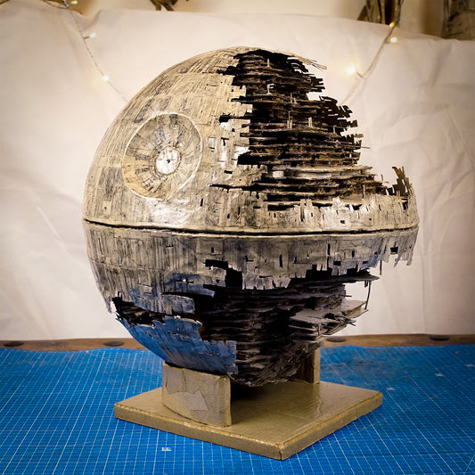 Death Star II TEMPLATES for cardboard DIY