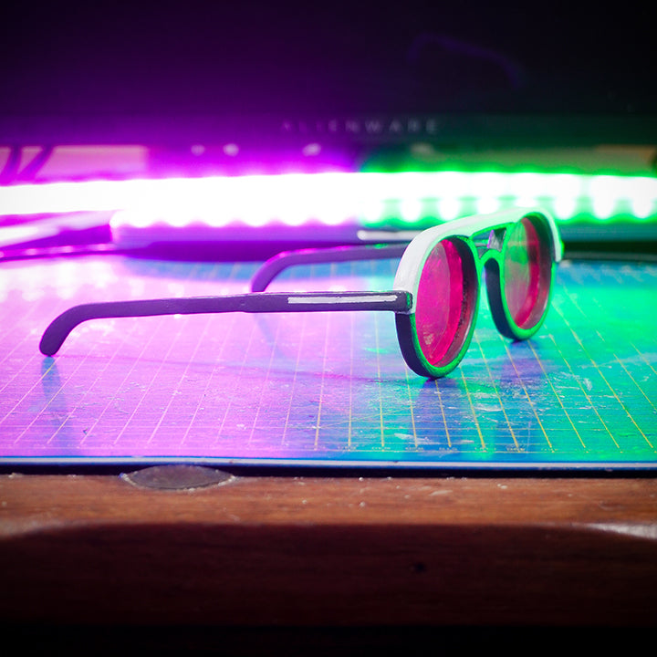FREE Ballistic sunglasses TEMPLATES for cardboard DIY