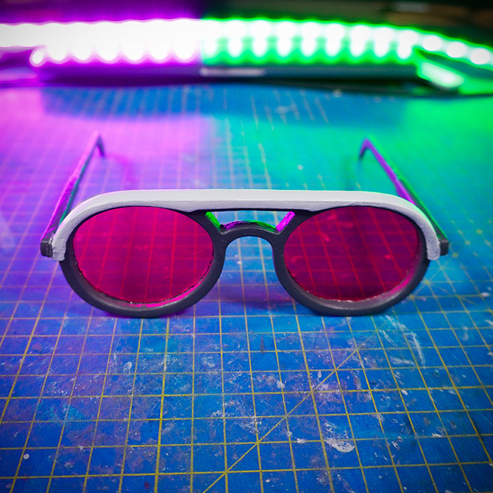 FREE Ballistic sunglasses TEMPLATES for cardboard DIY