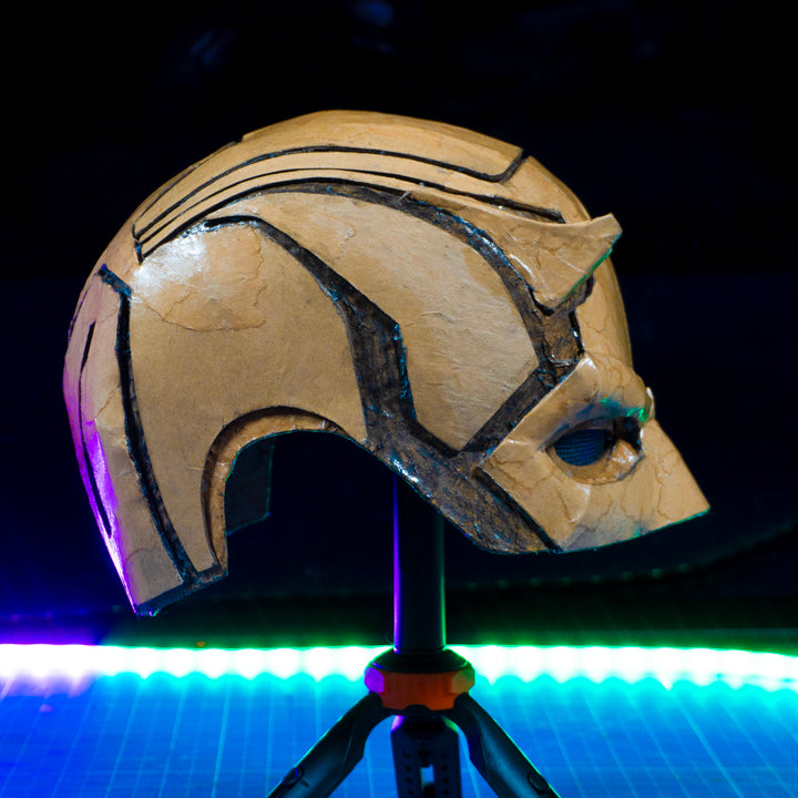 Daredevil Mask TEMPLATES for cardboard DIY