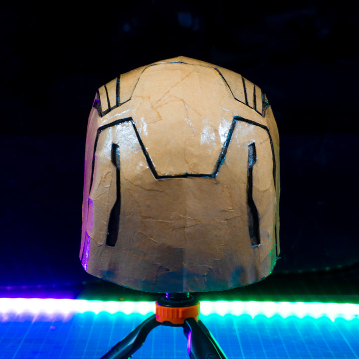 Daredevil Mask TEMPLATES for cardboard DIY