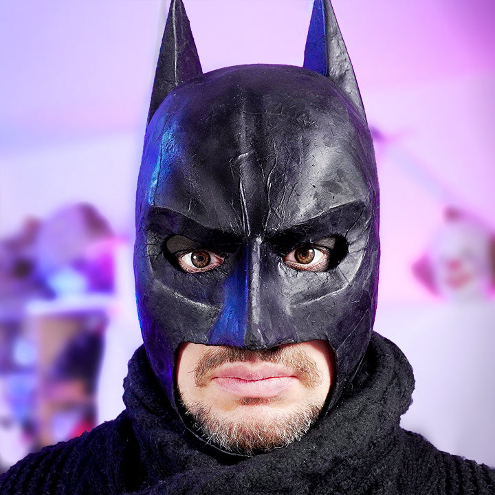 The Dark Knight Mask TEMPLATES for cardboard DIY