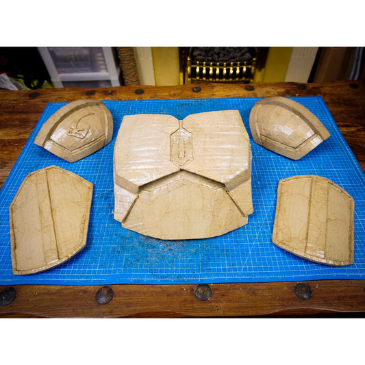 Mandalorian Armor TEMPLATES for cardboard DIY