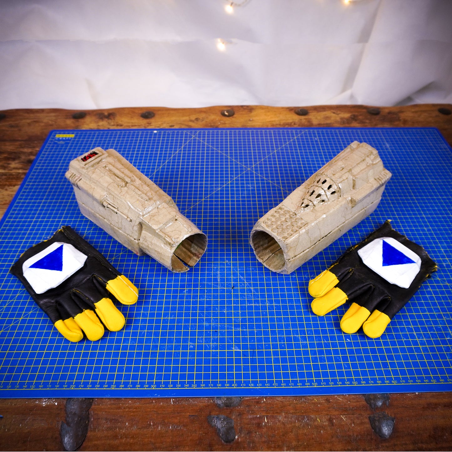 Mandalorian Wrist Gauntlets TEMPLATES for cardboard DIY
