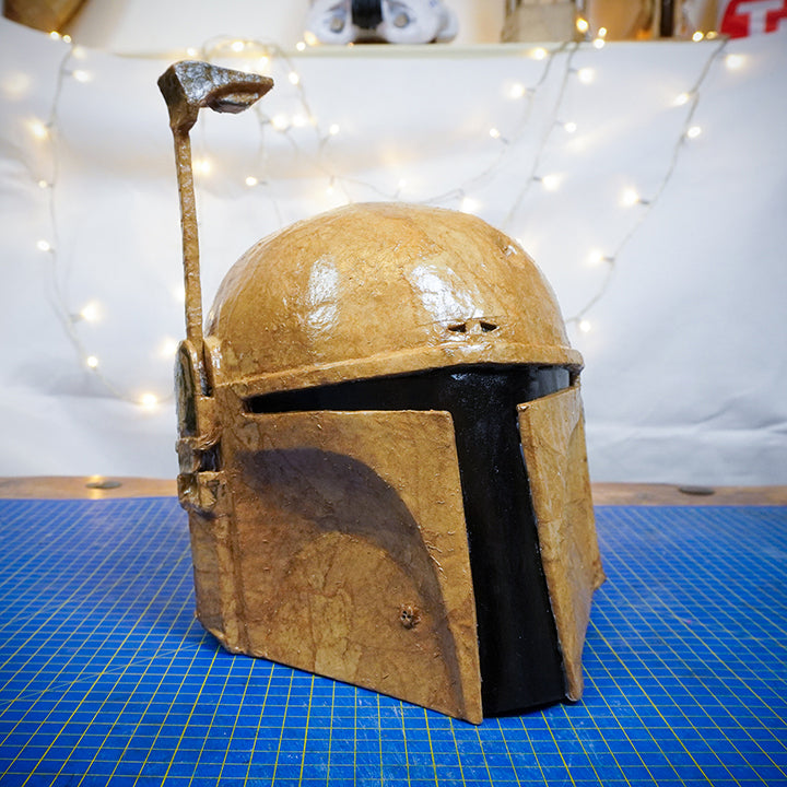 Boba Fett Helmet TEMPLATES for cardboard DIY