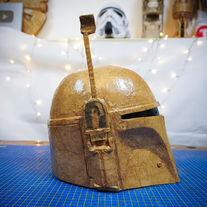 Boba Fett Helmet TEMPLATES for cardboard DIY