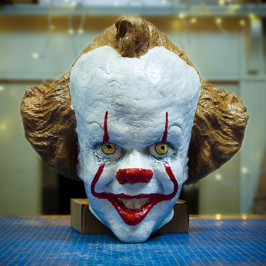 Pennywise Head TEMPLATES for cardboard DIY