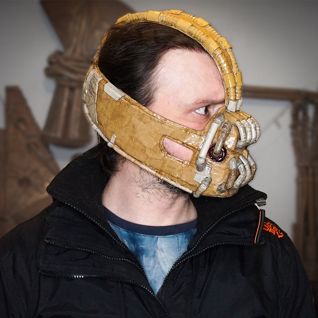Bane Mask TEMPLATES for cardboard DIY