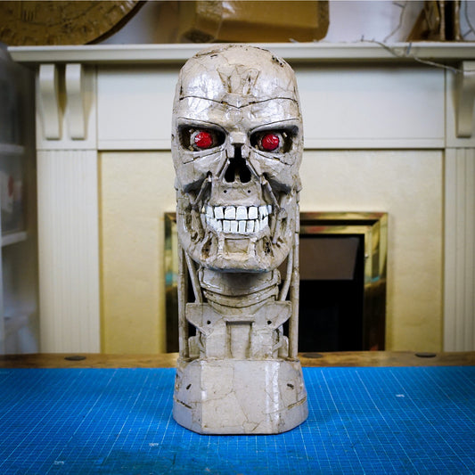 Terminator Head TEMPLATES for cardboard DIY
