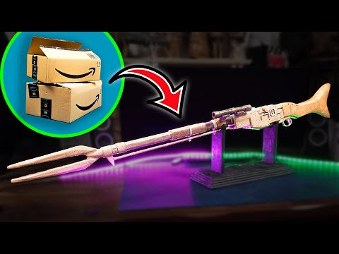 Mandalorian Rifle TEMPLATES for cardboard DIY – Epic Cardboard Props