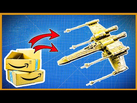 X-Wing Cardboard PLANS for cardboard DIY – Epic Cardboard Props