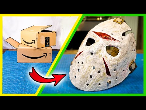 Jason Voorhees Mask TEMPLATES for cardboard DIY – Epic Cardboard Props